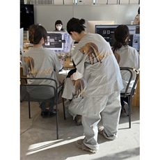2026网图现货潮马到成功马年韩灰圆领短袖T恤男女2882-P29，男装T恤，电商C310