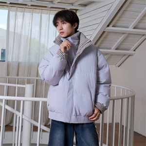冬季新品得物美式潮流高品质格子加绒加厚棉衣外套棉服MY5566-P88图片