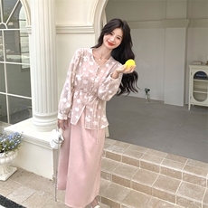 新品2025夏装女装连衣裙两件套521-p145-k208，女装套装/套裙，2C266