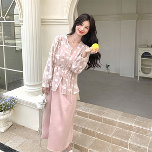 新品2025夏装女装连衣裙两件套521-p145-k208图片