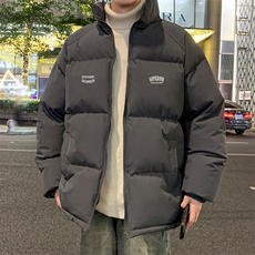 2024冬季新款港风外景大码印花立领棉衣M-5XHM24549-9-特P50，男装棉衣，电商A022