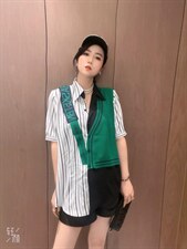 欧版拼接上衣,其它,芭娜美纳