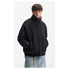 网图羊羔毛毛领棉服派克服男女冬季2025新款立领工装棉衣外套P78，男装棉衣，电商C306-1