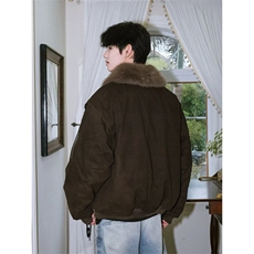 美式复古男冬季美式毛领棉服外套潮牌棉衣，男装棉衣，四季星座505