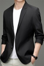 西服男装春季宽松潮流上衣小西装中青年商务单西外套YL88206-P185,男装西服,电商B212（原钱塘6029）