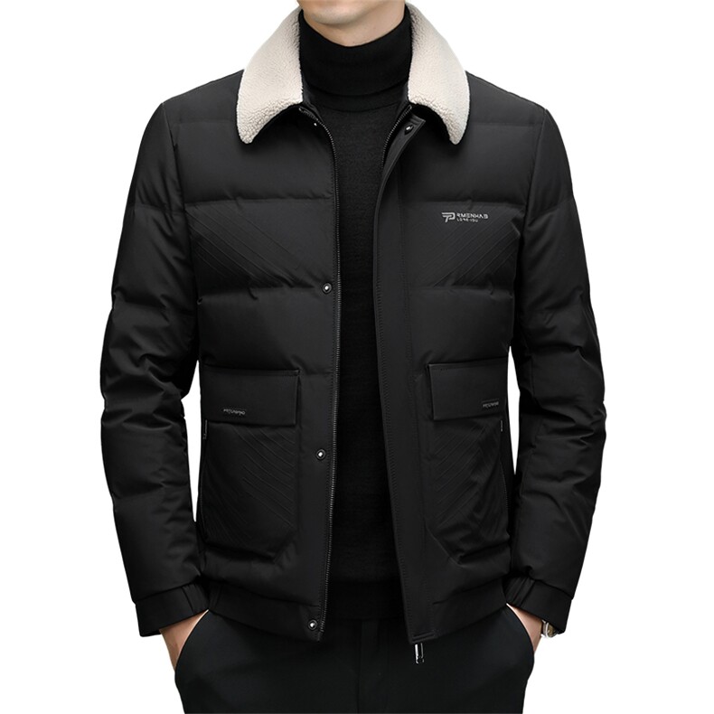 DF23552钱塘2020-2冬季厚款时尚休闲百搭中年男士羽绒服P283,男装羽绒服,钱塘207-2
