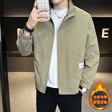 JK407R-P852025秋冬加棉加厚青年休闲夹克百搭外套，男装夹克，星座507A（原星座306B-2）