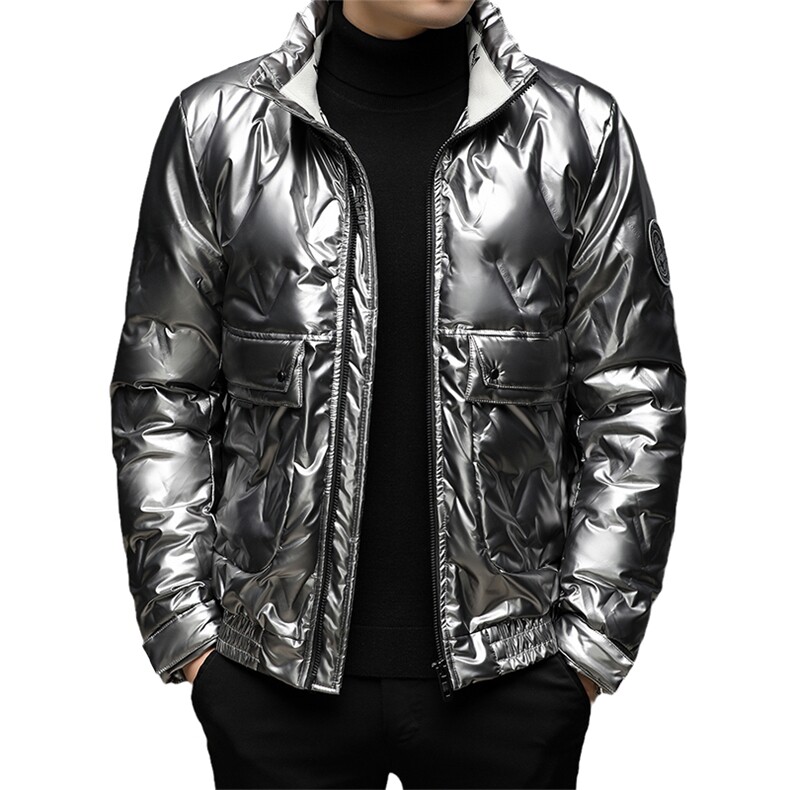 2023冬季新款羽绒服男外套中年爸爸装保暖连帽上衣BJY08182-190，男装羽绒服，电商B212（原钱塘6029）