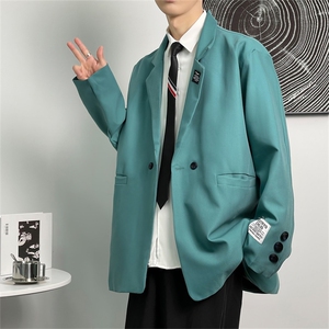 西装外套男港风痞帅小西服休闲D325 F26 P65图片
