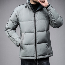 B8817高货精品男装羽绒服鸭绒90绒子含量大货主推立领商务休闲，男装羽绒服，钱塘207-3