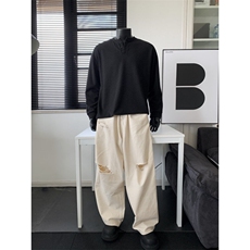 XZ809A/HHLL01/特P24/控48抖音亨利领长T卫衣打底衫，男装卫衣，星座809A(原222-1)