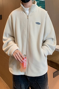 8XL-M 摇粒绒外套男奥粒绒加厚羊羔绒卫衣内胆夹克JK1314P68控88图片