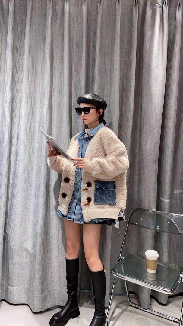 牛仔拼接编织貂全新面料高级感爆棚，其它，姚姚家