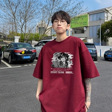 量大优供视频230g重磅纯棉短袖T恤男NT222-特P19控38，男装T恤，电商B367