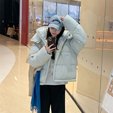 网图现货美式宽松连帽短款小个子棉服MY735/P85，男装棉衣，星座205-3