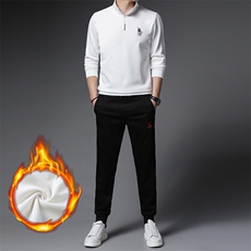 SA9836-2钱塘2020-2时尚休闲简约冬季新款百搭中年男士卫衣P147，男装休闲套装，钱塘207-2