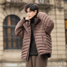 充绒210g加厚羽绒服冬季90白鸭绒连帽羽绒外套男2800-P475控898，男装羽绒服，电商A355（原A415）