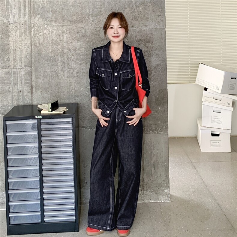 【春款现货】重工显瘦牛仔套装088-7735P195K278,女装套装/套裙,2C088
