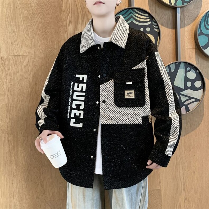 1506/Q8210/P69男士翻领外套韩版时尚潮流开衫卫衣,女装短外套,星座1506