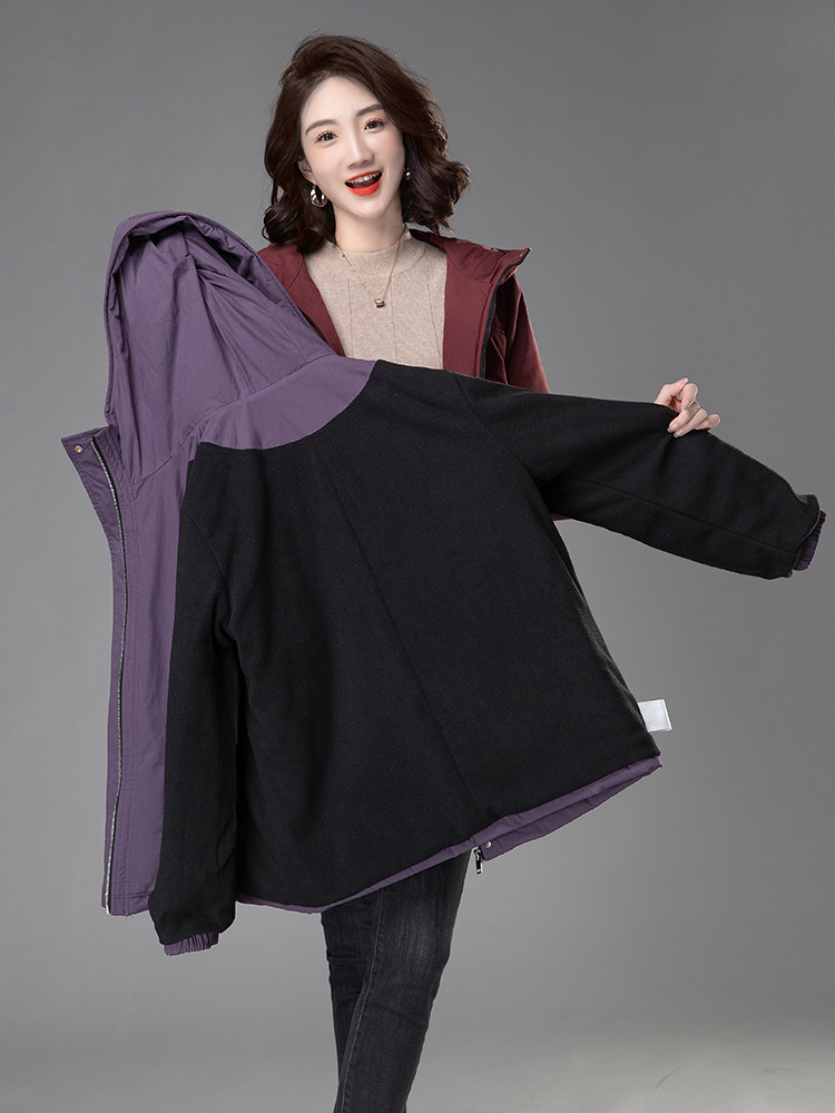 时尚保暖棉服女冬季新款加厚外套宽松显瘦舒适绒内胆棉衣,女装棉衣/棉服,3200格调