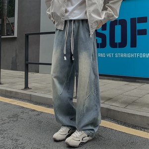 现货美式弯刀裤大码男士牛仔裤K272-P55大码控108图片