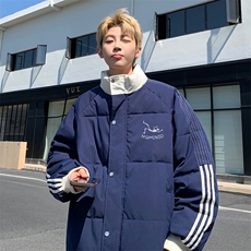 ！2025秋冬新款男士卡通印花棉衣加厚情侣棉服外套MY205特P80，男装棉衣，电商B220