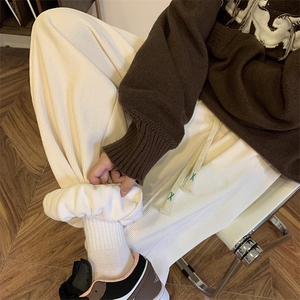 K1004-P65高品质雪尼尔超柔加绒休闲裤男士直筒裤大码束脚裤 控88图片