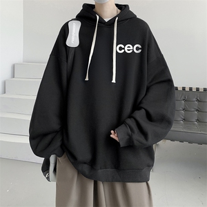连帽卫衣男大码运动服帽衫外套WY2294-P35 加绒款-P40图片