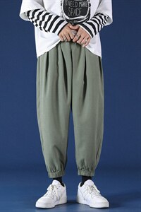 2021冬季港风蒙马特大码男束脚宽松加大加绒加厚休闲裤K20101-P45,男装休闲裤,电商A001