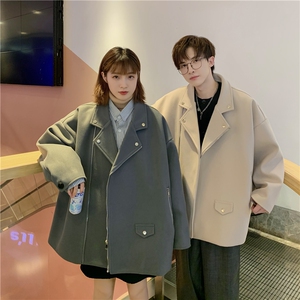 情侣2025新款毛呢外套男女韩版潮流 星座812-F352P108图片