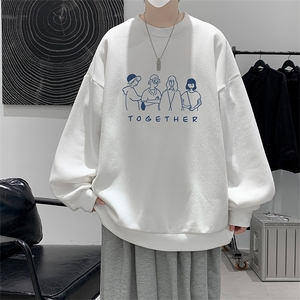 圆领卫衣男大码加厚加绒长袖t恤男S6191-P28 加绒款-P33图片