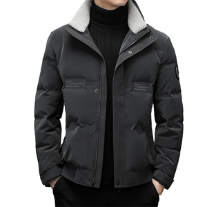中年男脱卸领羽绒服男冬季中老年爸爸冬装休闲款外套YL88222-P305图片