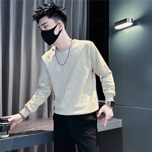 高级感星星刮烂扎染卫衣社会小伙店主风301C-WY59-特P58控88图片