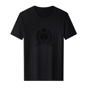 DW22046男士短袖T恤2023夏新款简约商务休闲修身体恤P45图片