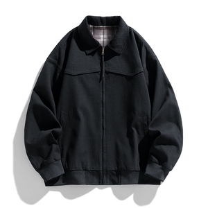 得物二开 美式复古外套男痞帅cleanfit底特律工装夹克JK1208-P78图片