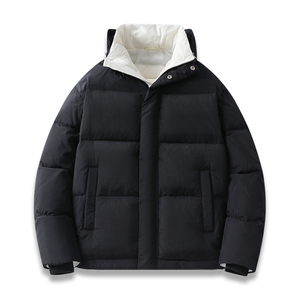 新标90白鸭绒简约休闲立领外套纯色加厚羽绒服ESY0204-P210图片