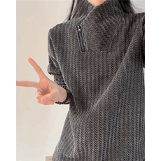 WY858-P35加绒40原版现货有量来谈！斜领拉链重磅卫衣鱼骨纹长袖，男装卫衣，星座215-1