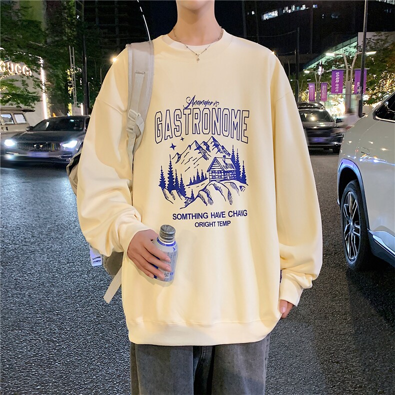 华棉圆领印花卫衣打底衫A158-WY92-P38特价,男装T恤,电商A158