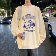 华棉圆领印花卫衣打底衫A158-WY92-P38特价，男装T恤，电商A158