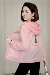 防晒衣女2021夏季新款韩版防晒服防紫外线薄款时尚百搭连帽外套女图片