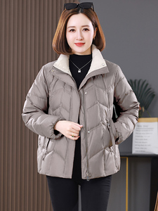 2025年冬季休闲风保暖羽绒服现货图片