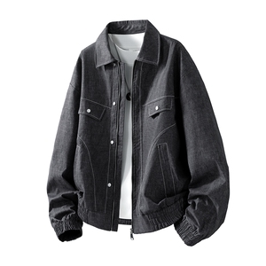 美式重磅高品质夹克秋季开衫外套男SY8815特P81控168大 码4-8XL+5图片