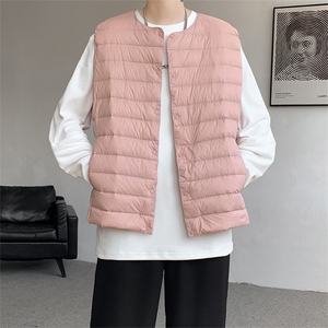 8XL-M 轻薄羽绒服马甲男背心内胆90白鸭绒马夹外套YRFC07P98控138图片