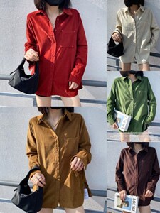 灯芯绒衬衣,其它,天然布衣