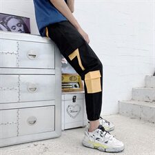 2021春秋款休闲裤宽松九分工装裤男束脚裤，男装休闲裤，星座410-6（原星座1304-1）