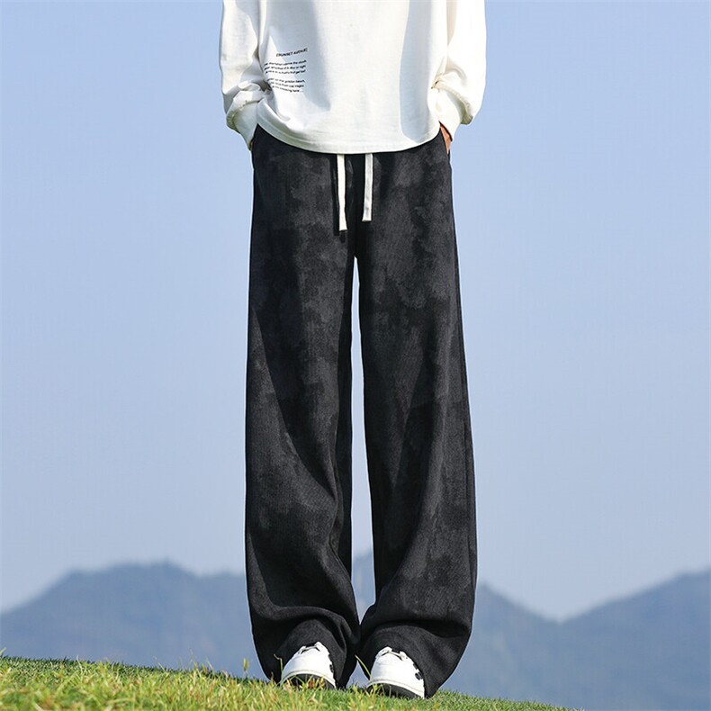 2025秋季新款美式扎染渐变直筒休闲裤男阔腿裤子-A1995TP38控68,男装休闲裤,电商B241