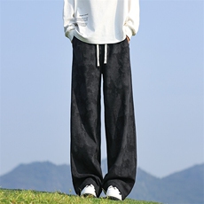 2025秋季新款美式扎染渐变直筒休闲裤男阔腿裤子-A1995TP38控68，男装休闲裤，电商B241