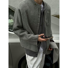 仿羊绒短款呢子外套毛呢夹克DY05006P110，男装毛呢大衣，星座1004（原星座815-3）