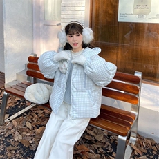 1506A/G78270/P92女冬季新款学生百搭宽松保暖面包服，男装棉衣，星座1506A