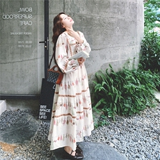 {}2026秋季新款民族风长袖连衣裙AD807-P135K198，女装连衣裙，2B187